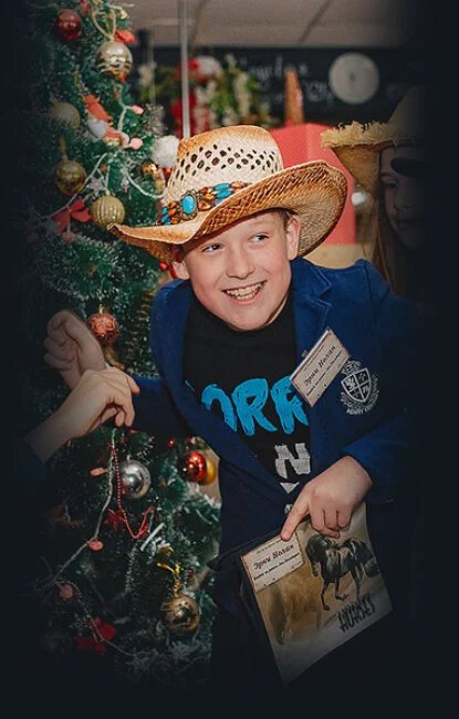 Новый год в школе в Калининграде.